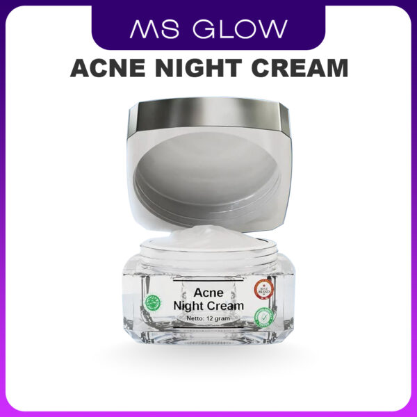 produk ms glow acne night cream