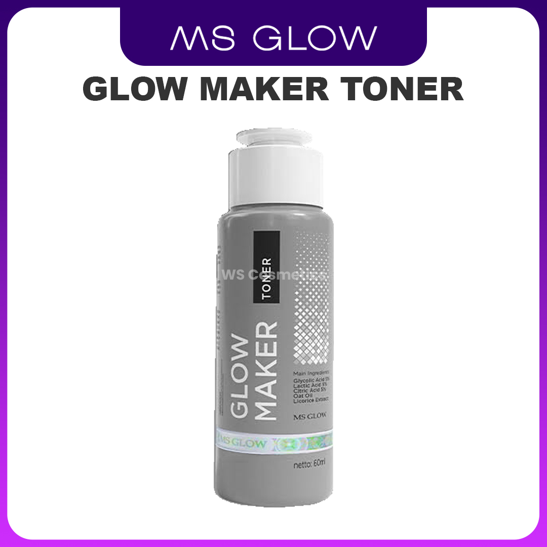 desain produk ms glow glow maker toner produk ms glow glow maker toner