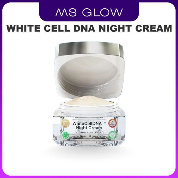 produk ms glow white cell dna night cream