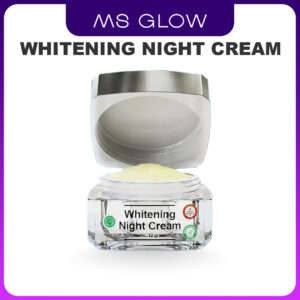 produk ms glow whitening night cream