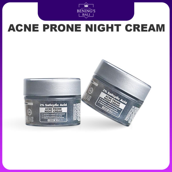 produk bening Acne prone Night Cream