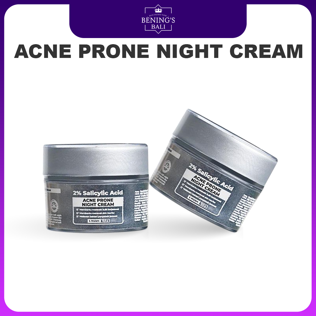desain bening Acne prone Night Cream produk bening Acne prone Night Cream