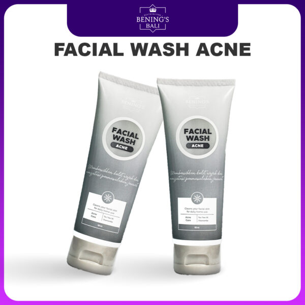 bening facial wash acne