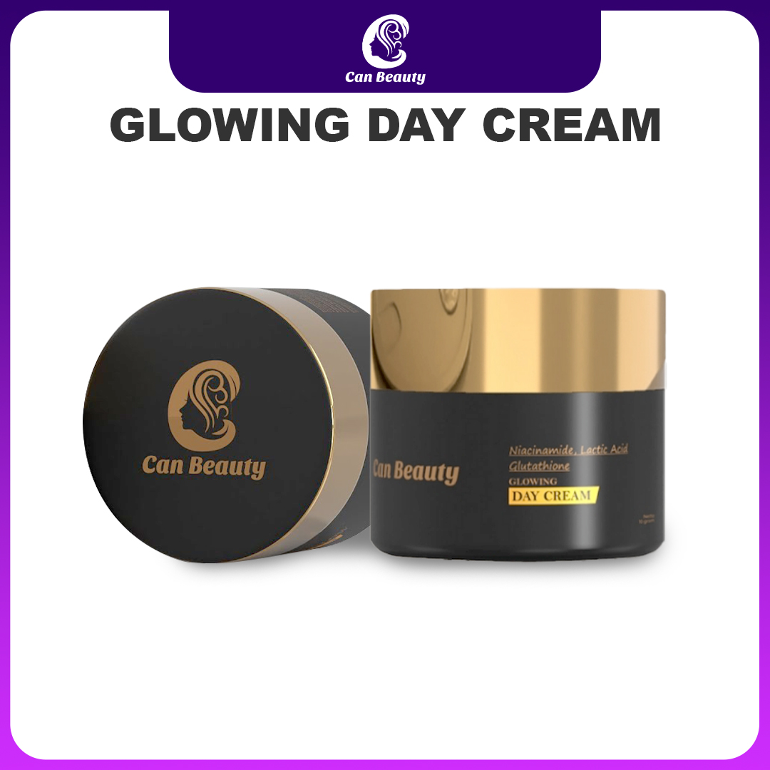 desain can beauty glowing day cream produk can beauty glowing day cream