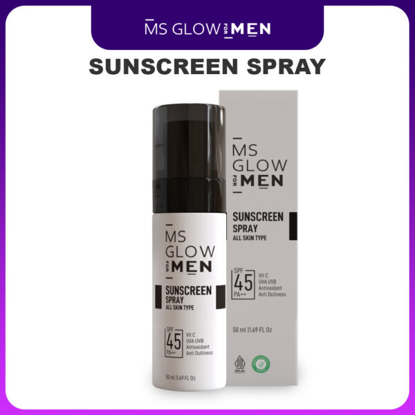 ms glow sunscreen spray men