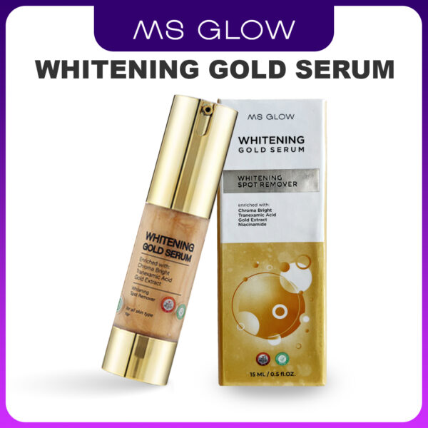 produk ms glow whitening gold serum