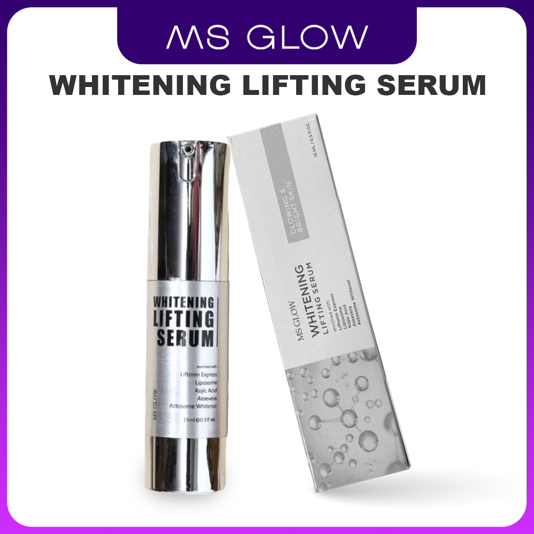 desain produk ms glow whitening lifting serum produk ms glow whitening lifting serum