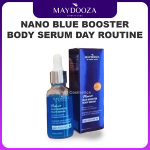 produk maydooza nano blue booster body serum day routine