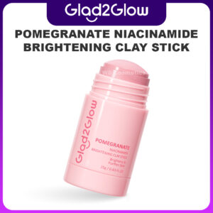 produk glad2glow Pomegranate Niacinamide Brightening Clay Stick