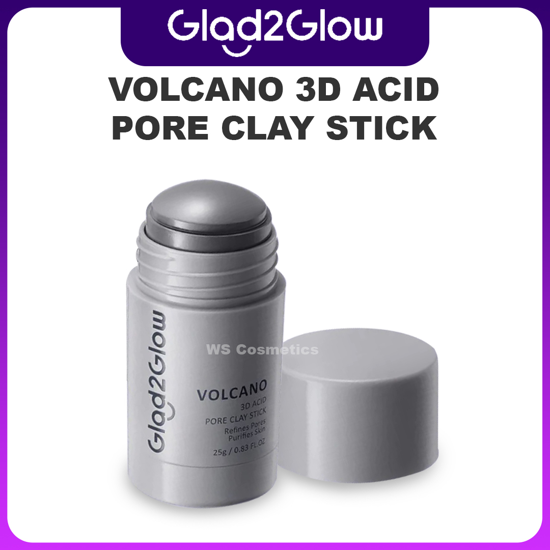 desain produk glad2glow volcano 3d acid pore clay stick produk glad2glow volcano 3d acid pore clay stick