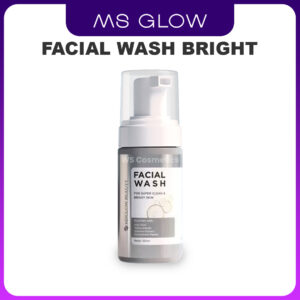 produk ms glow facial wash bright
