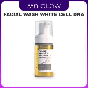 produk ms glow facial wash white cell dna
