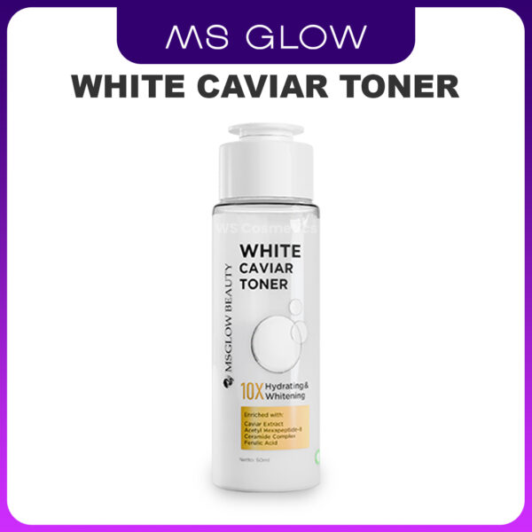 produk ms glow white caviar toner