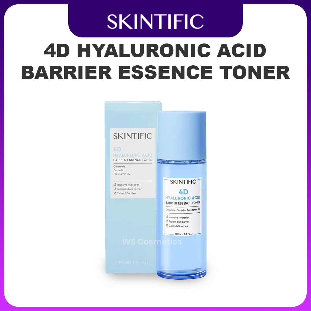 desain produk skintific 4D Hyaluronic Acid Barrier Essence Toner produk skintific 4D Hyaluronic Acid Barrier Essence Toner