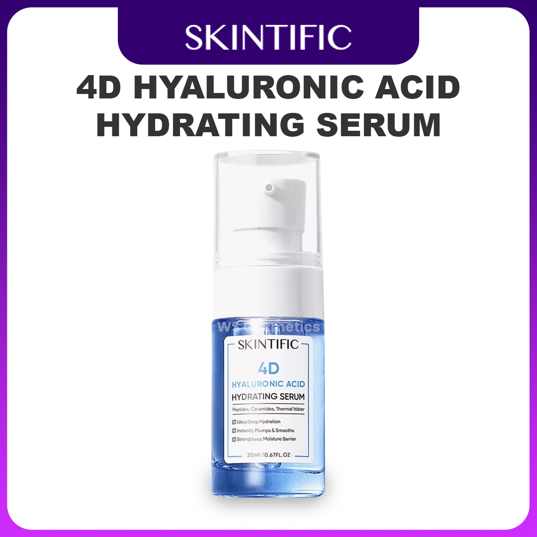 desain produk skintific 4D Hyaluronic Acid Hydrating Serum produk skintific 4D Hyaluronic Acid Hydrating Serum