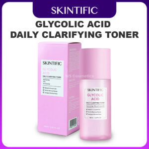 skintific glycolic acid daily clarifying toner