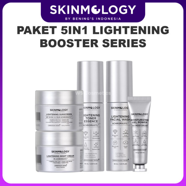 produk skinmology Paket 5in1 Lightening Booster Series