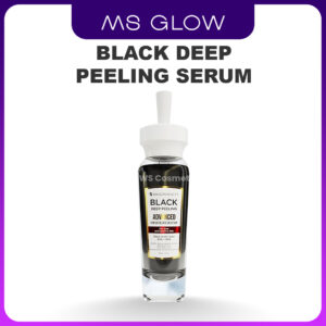 produk ms glow black deep peeling serum