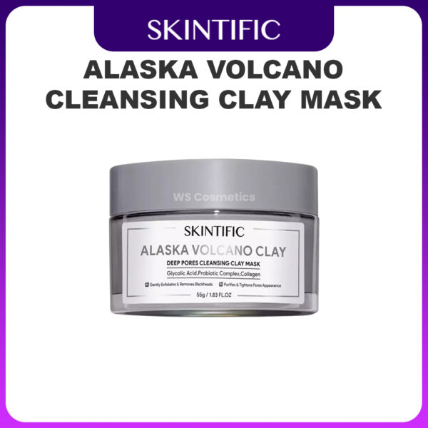produk skintific Alaska Volcano Deep Pores Cleansing Clay Mask