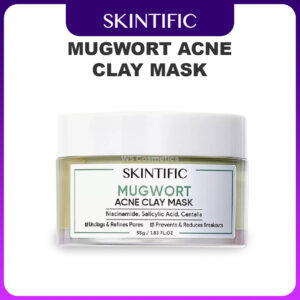 produk skintific mugwort acne clay mask