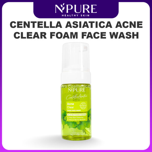 produk npure Centella Asiatica Acne Clear Foam Face Wash