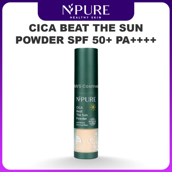produk npure SUNSCREEN CICA BEAT THE SUN POWDER SPF 35 PA++++