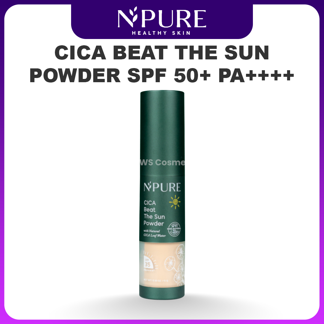 desain produk npure SUNSCREEN CICA BEAT THE SUN POWDER SPF 35 PA++++ produk npure SUNSCREEN CICA BEAT THE SUN POWDER SPF 35 PA++++