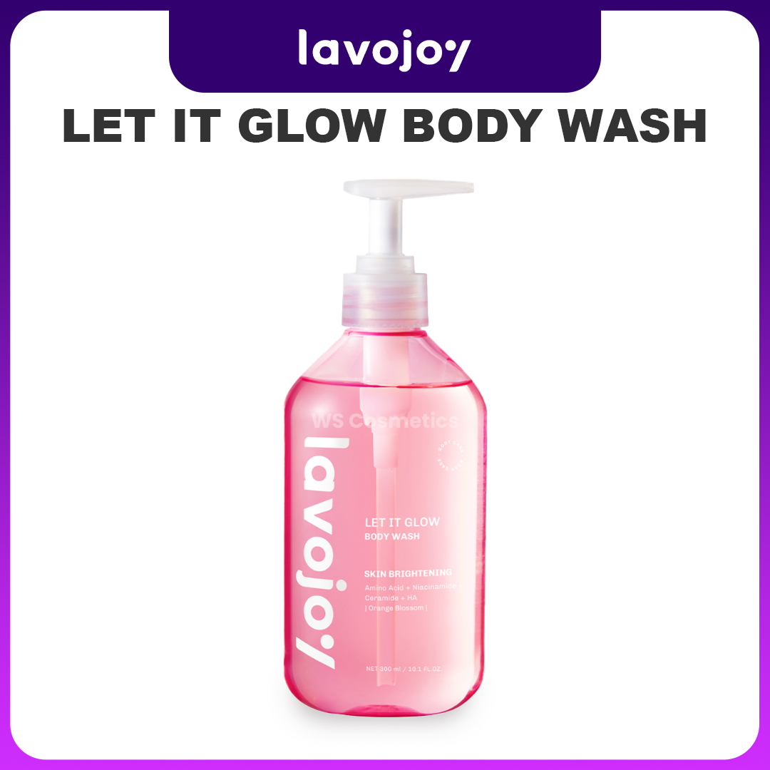 desain produk lavojoy Let It Glow Body Wash produk lavojoy Let It Glow Body Wash