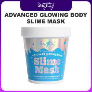 produk brighty advanced glowing body slime mask