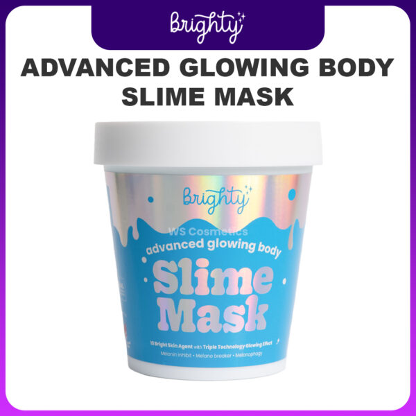 produk brighty advanced glowing body slime mask