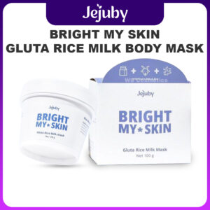 produk jejuby Bright my skin gluta rice milk body mask