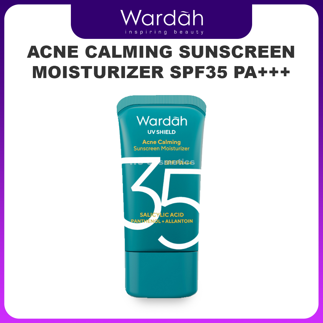 desain produk wardah UV Shield Acne Calming Sunscreen Moisturizer SPF35 PA+++ produk wardah UV Shield Acne Calming Sunscreen Moisturizer SPF35 PA+++