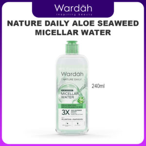 produk wardah nature daily aloe seaweed micellar water 240ml