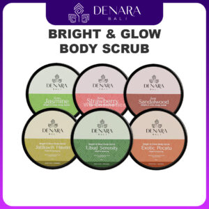 produk denara bali bright & glow body scrub