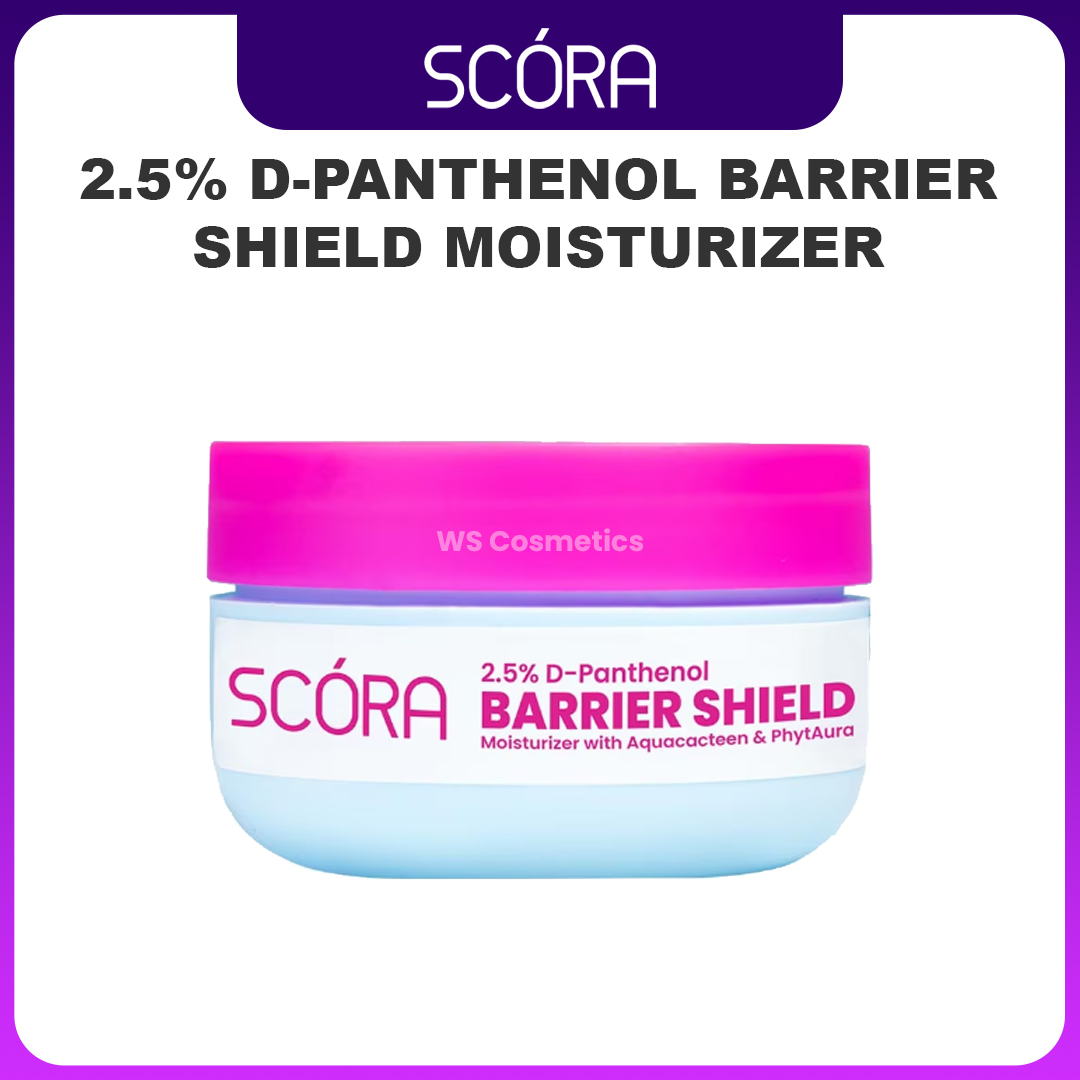 desain produk scora 2.5% D-PANTHENOL BARRIER SHIELD MOISTURIZER scora 2.5% D-PANTHENOL BARRIER SHIELD MOISTURIZER