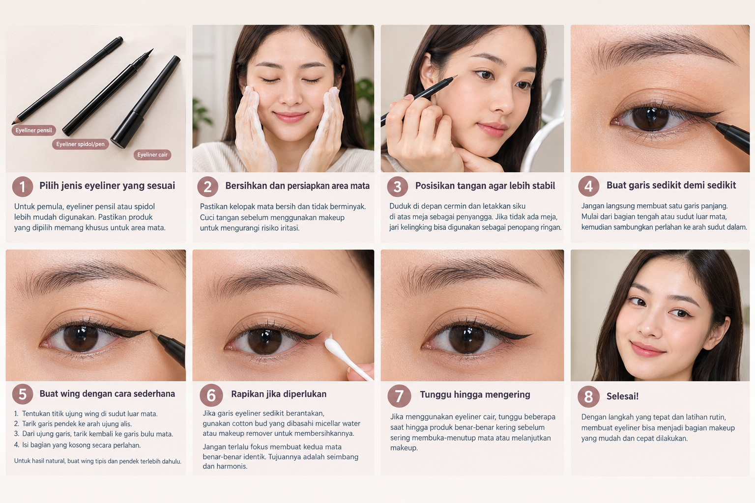 Tips Mudah Membuat Eyeliner Di Mata Untuk Pemula