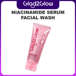 produk glad2glow Niacinamide Serum Facial Wash