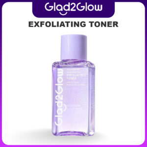 produk glad2glow exfoliating toner
